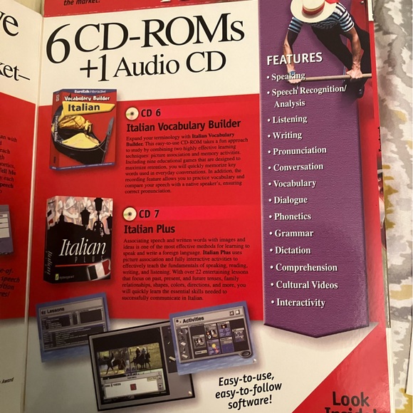 Instant Immersion Italian Pro Suite 7 CD Platinum Edition #1 language learning - Picture 11 of 15